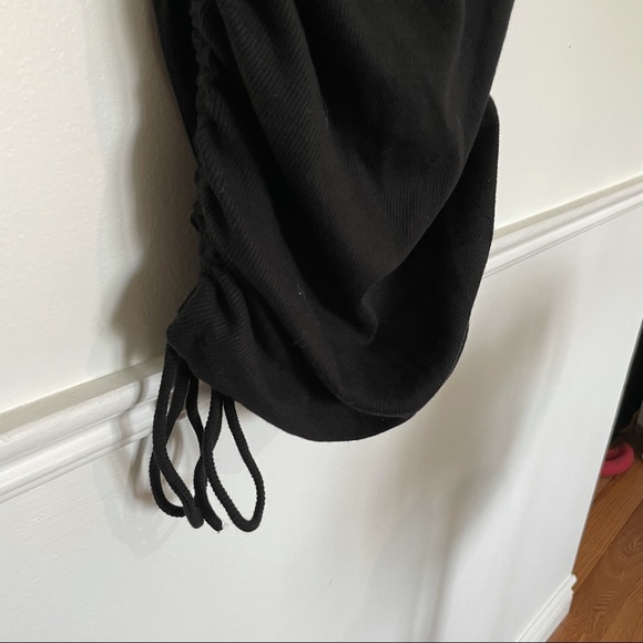 Zara Ruched Ribbed Dress - Picture 3 of 6